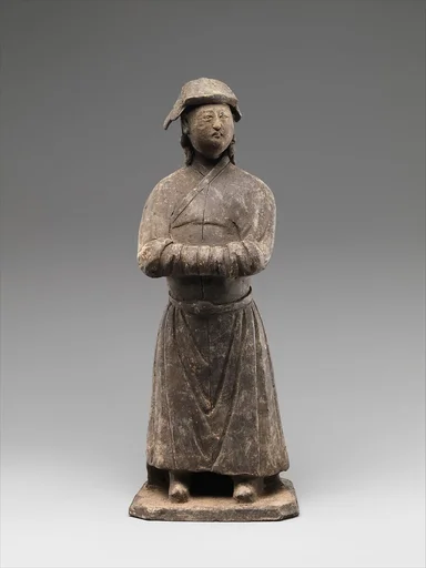 灰陶蒙古男俑|Figure of Mongol
