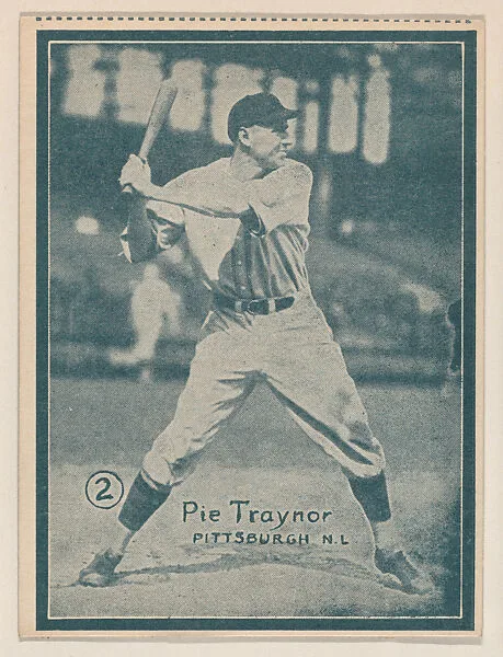 Pie Traynor, Pittsburgh N.L. from the Baseball trade card series (W517) — Unknown