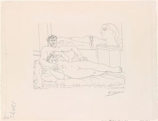 The Sculptor at Rest II, from the Vollard Suite