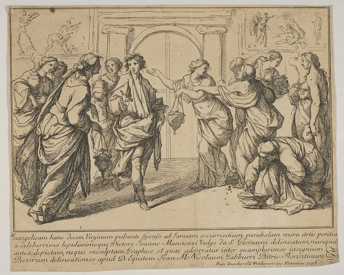 The Wise and the Foolish Virgins — Francesco Zuccarelli