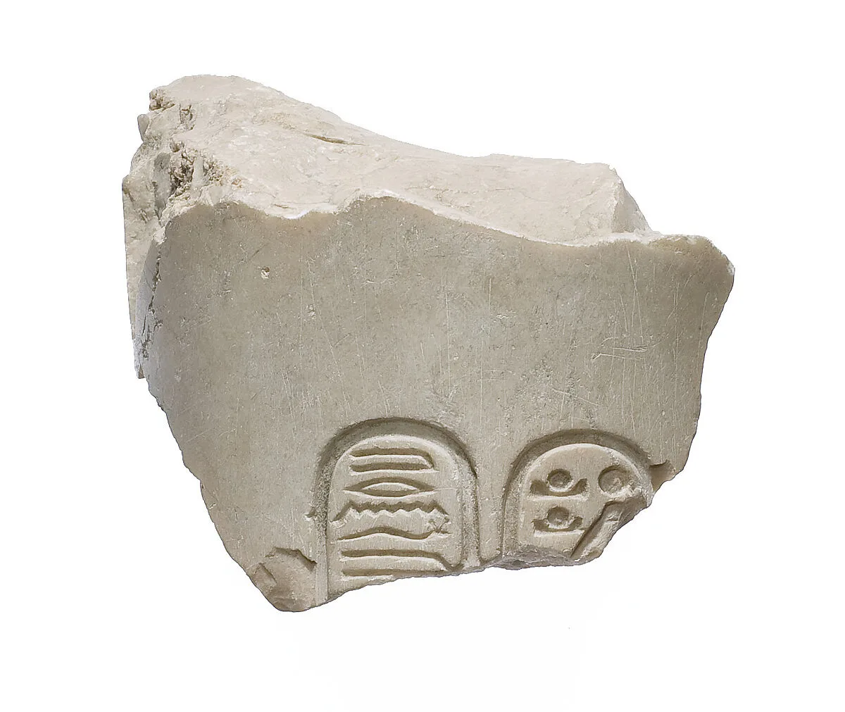Arm, outside shoulder, Aten cartouches — Unknown
