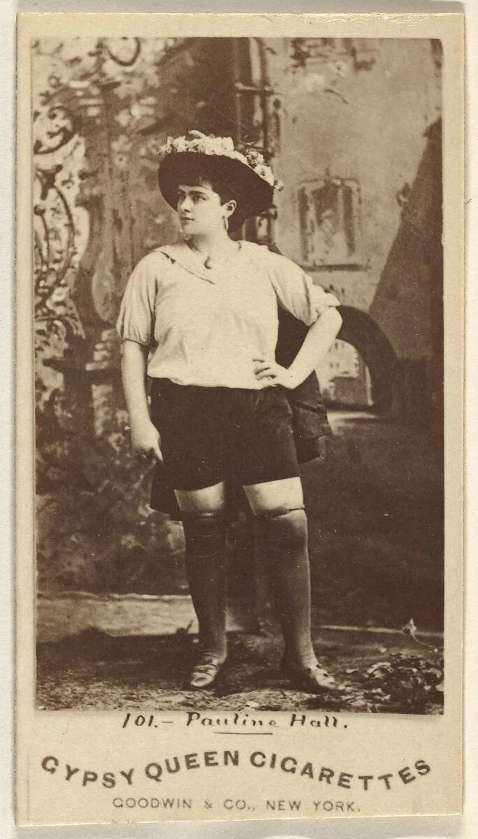 Pauline Hall, from the Actors and Actresses series (N171) for Gypsy Queen Cigarettes — Goodwin & Company