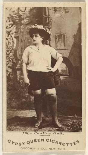 Pauline Hall, from the Actors and Actresses series (N171) for Gypsy Queen Cigarettes