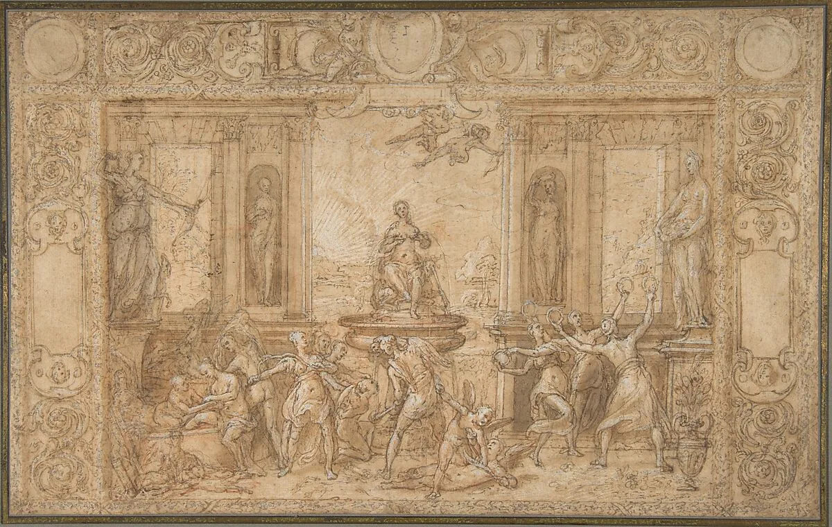 Study for The Allegory of Spring — Federico Zuccaro (Zuccari)