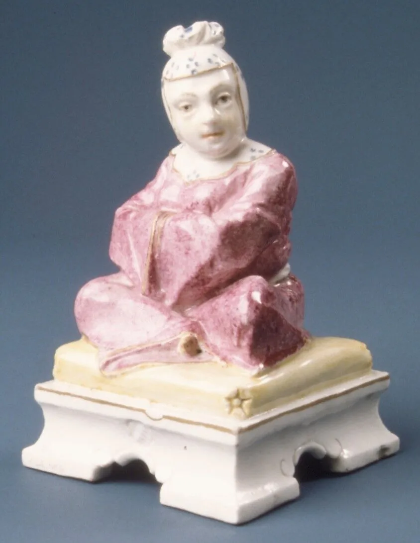 Figure of a seated Chinese woman — Franz Anton Bustelli|Nymphenburg Porcelain Manufactory