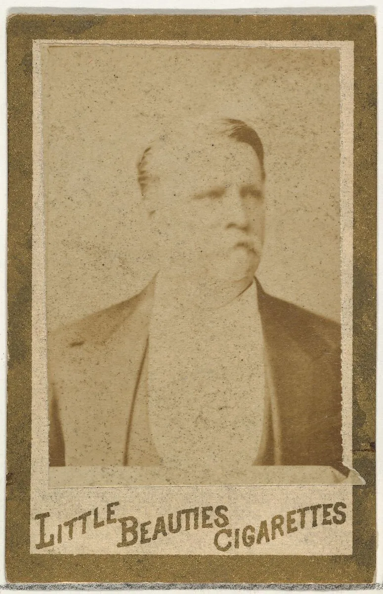 From the Actresses and Celebrities series (N60, Type 1) promoting Little Beauties Cigarettes for Allen & Ginter brand tobacco products — Allen & Ginter