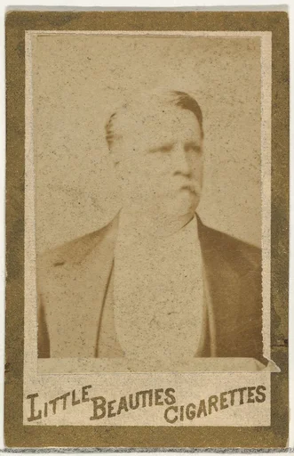 From the Actresses and Celebrities series (N60, Type 1) promoting Little Beauties Cigarettes for Allen & Ginter brand tobacco products