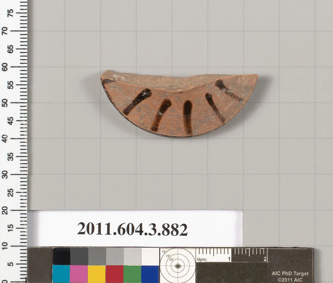 Terracotta fragment of a lekythos (oil flask) — Unknown
