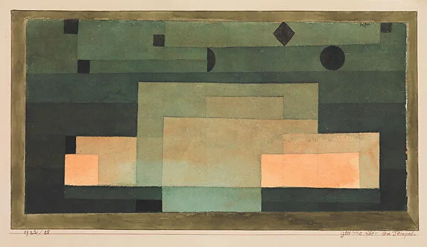 The Firmament Above the Temple — Paul Klee