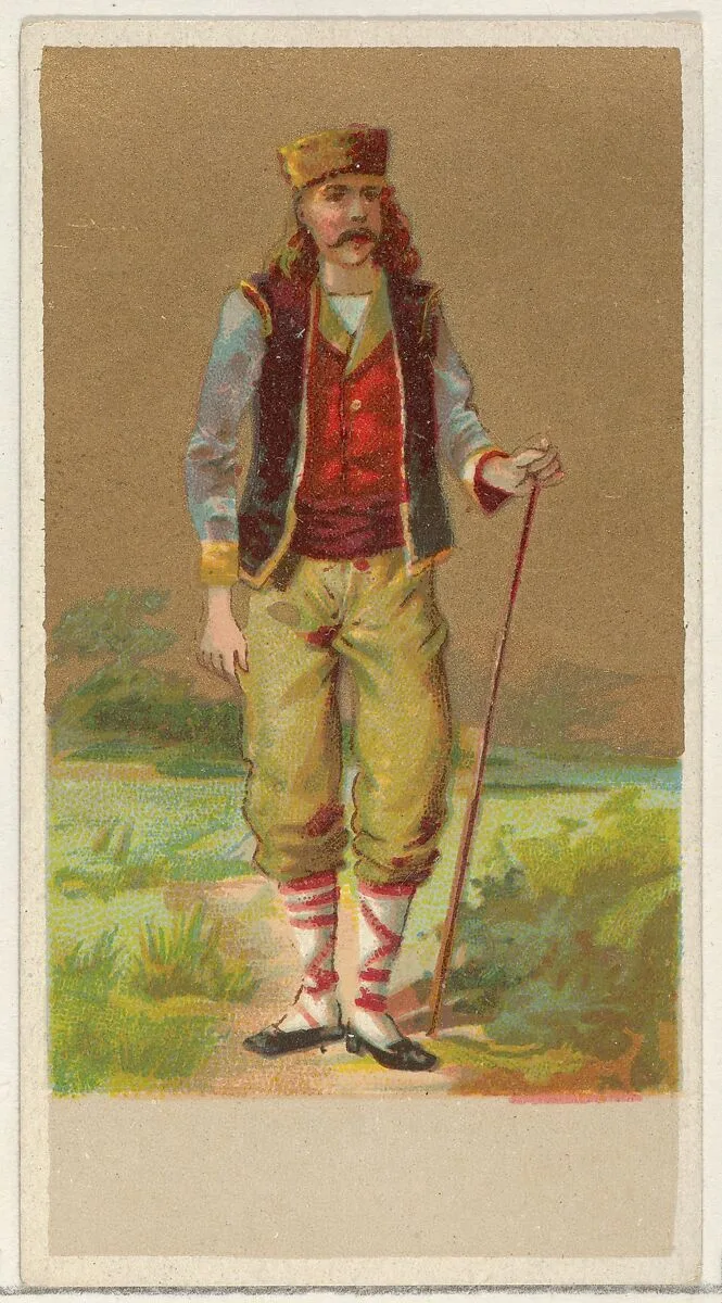 Bulgaria, from the Natives in Costume series (N16), Teofani Issue, for Allen & Ginter Cigarettes Brands — Allen & Ginter|Teofani & Company