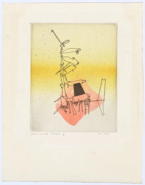 Untitled image for Le Grande Passage — Yves Tanguy|Atelier 17|Enrique Zanartu