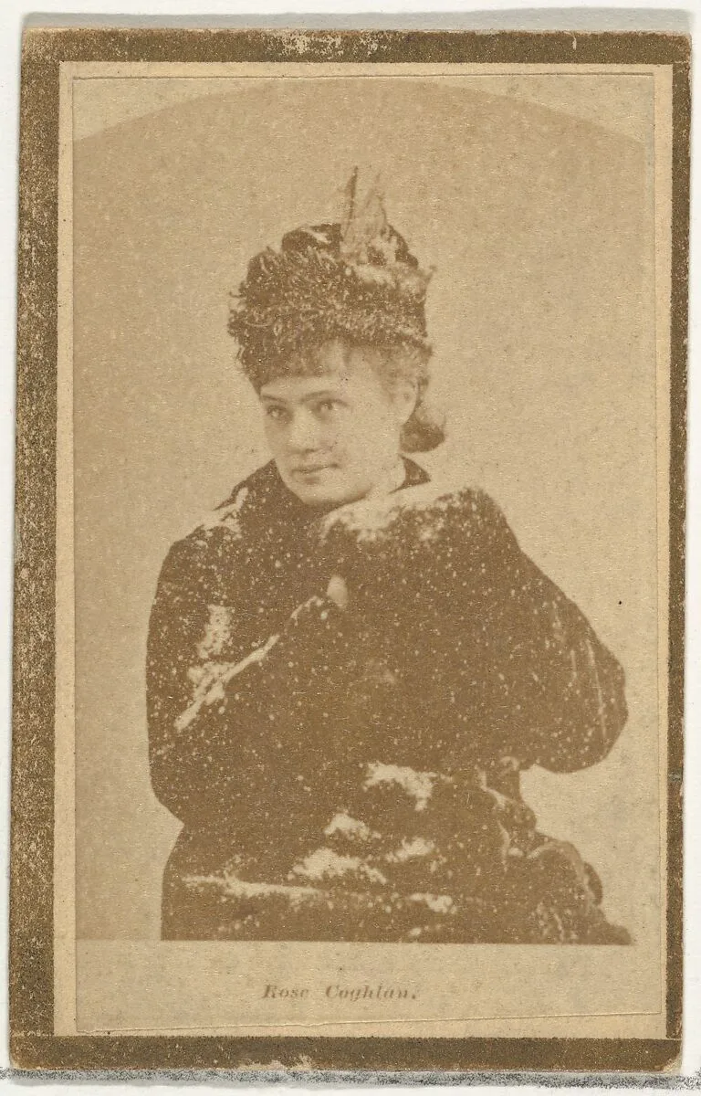 Rose Coghlan, from the Actresses and Celebrities series (N60, Type 2) promoting Little Beauties Cigarettes for Allen & Ginter brand tobacco products — Allen & Ginter