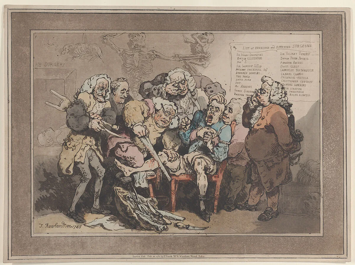 Amputation — Thomas Rowlandson|T. Smith
