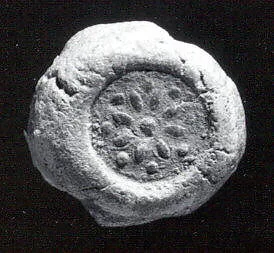 Sealing with stamp seal impression: rosette — Unknown