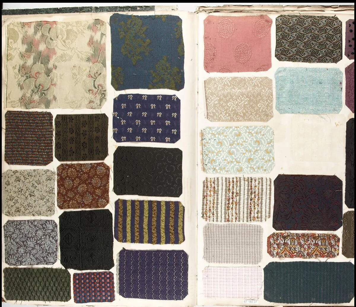 Textile Sample Book — Unknown