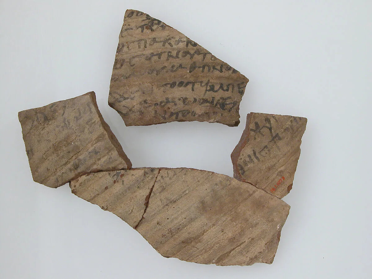 Ostrakon with a Letter to Epiphanius from His Mother — Unknown
