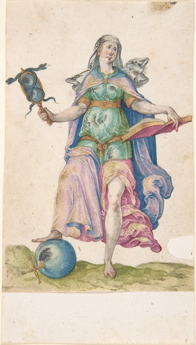Allegory of Wisdom — Anonymous, Swiss, late 16th to early 17th century