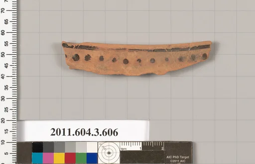 Terracotta fragment of a column-krater (bowl for mixing wine and water)