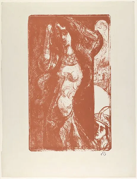 The Countess Combing Her Hair (Esmérée) or Dancing Music (Esmérée) — Emile Bernard