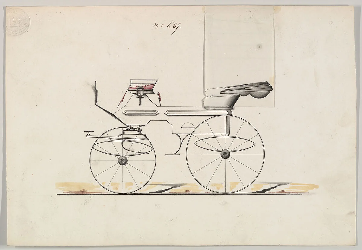 Design for Vis-à-vis, no. 637 — Brewster & Co.