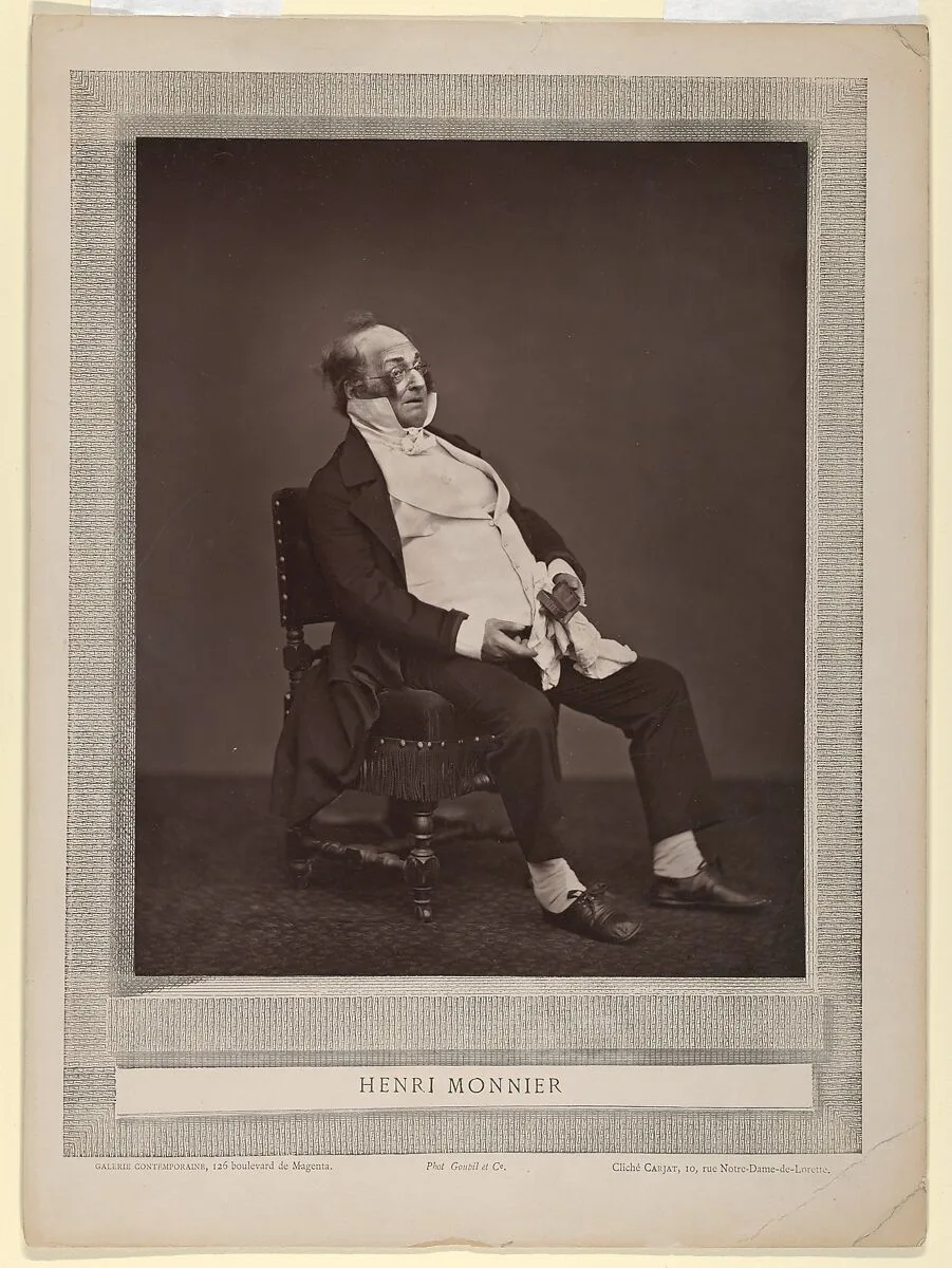 Henry Monnier, from Galerie contemporaine, littéraire, artistique — Etienne Carjat