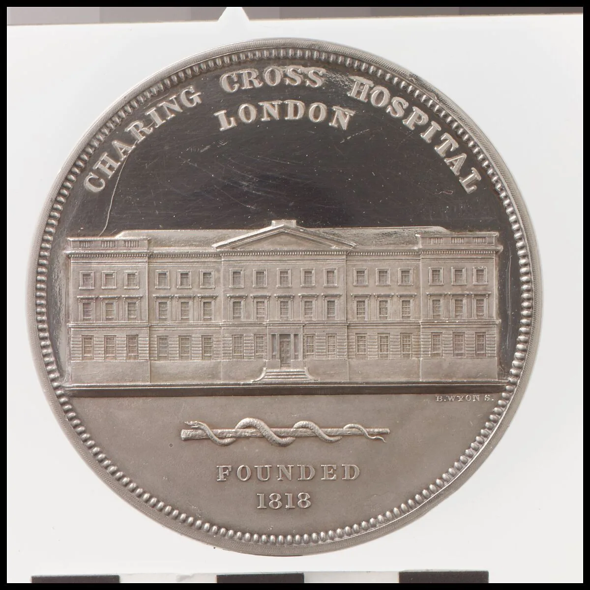 Charing Cross Hospital Medal — Benjamin Wyon