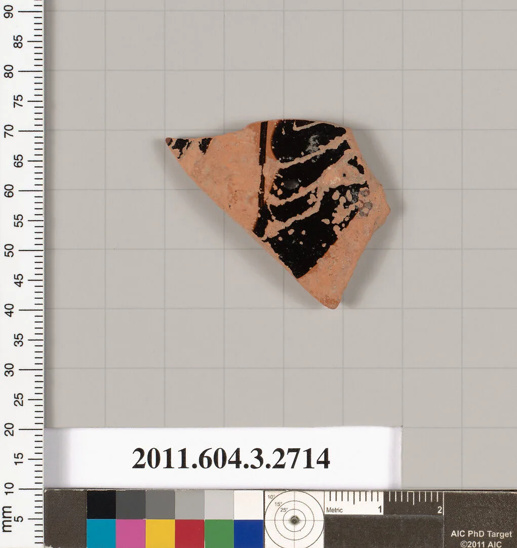 Terracotta fragment of an olpe (jug) — Unknown
