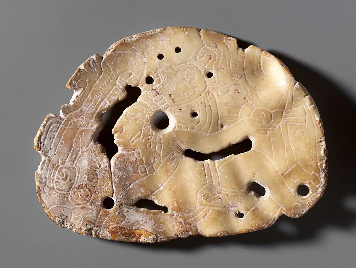 Pendant with Figure and Double-Headed Crocodilian — Unknown