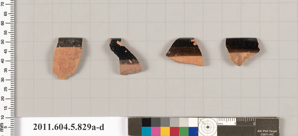 Terracotta rim fragments of kylikes (drinking cups) — Unknown