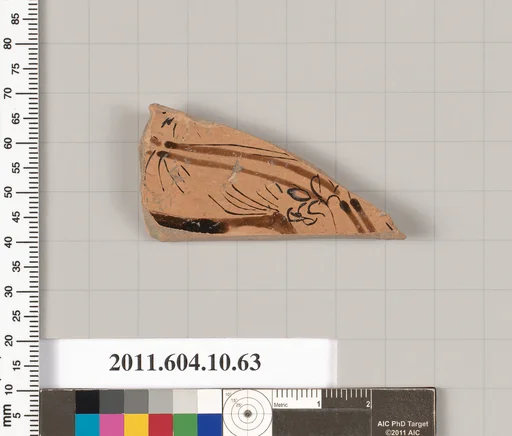 Terracotta fragment of a kylix (drinking cup)