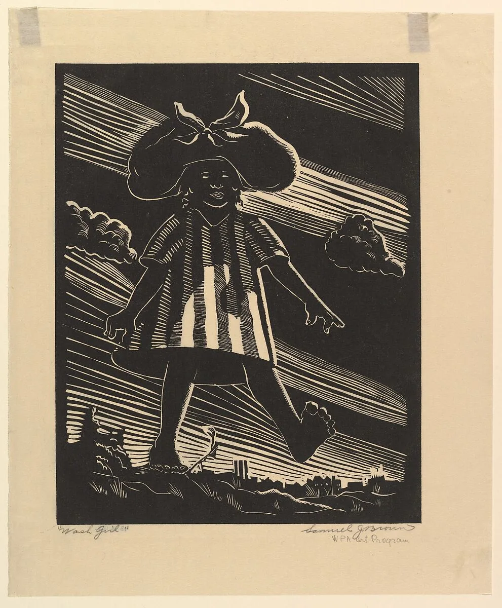 Wash Girl — WPA|Samuel Joseph Brown, Jr.