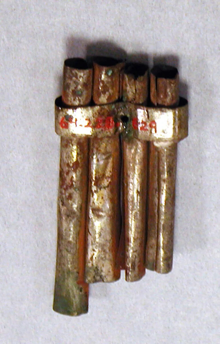 Hammered Silver Panpipe — Unknown