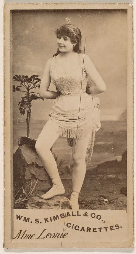 Mme. Leonie, from the Actresses series (N203) issued by Wm. S. Kimball & Co. — William S. Kimball & Company