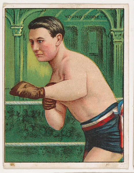 Young Corbett, from the Champion Pugilists series (T219), issued by Mecca and Hassan Cigarettes — Hassan Cigarettes|Mecca Cigarettes