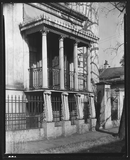 [Cast-Iron Porch of Richard Richardson House, Savannah, Georgia]