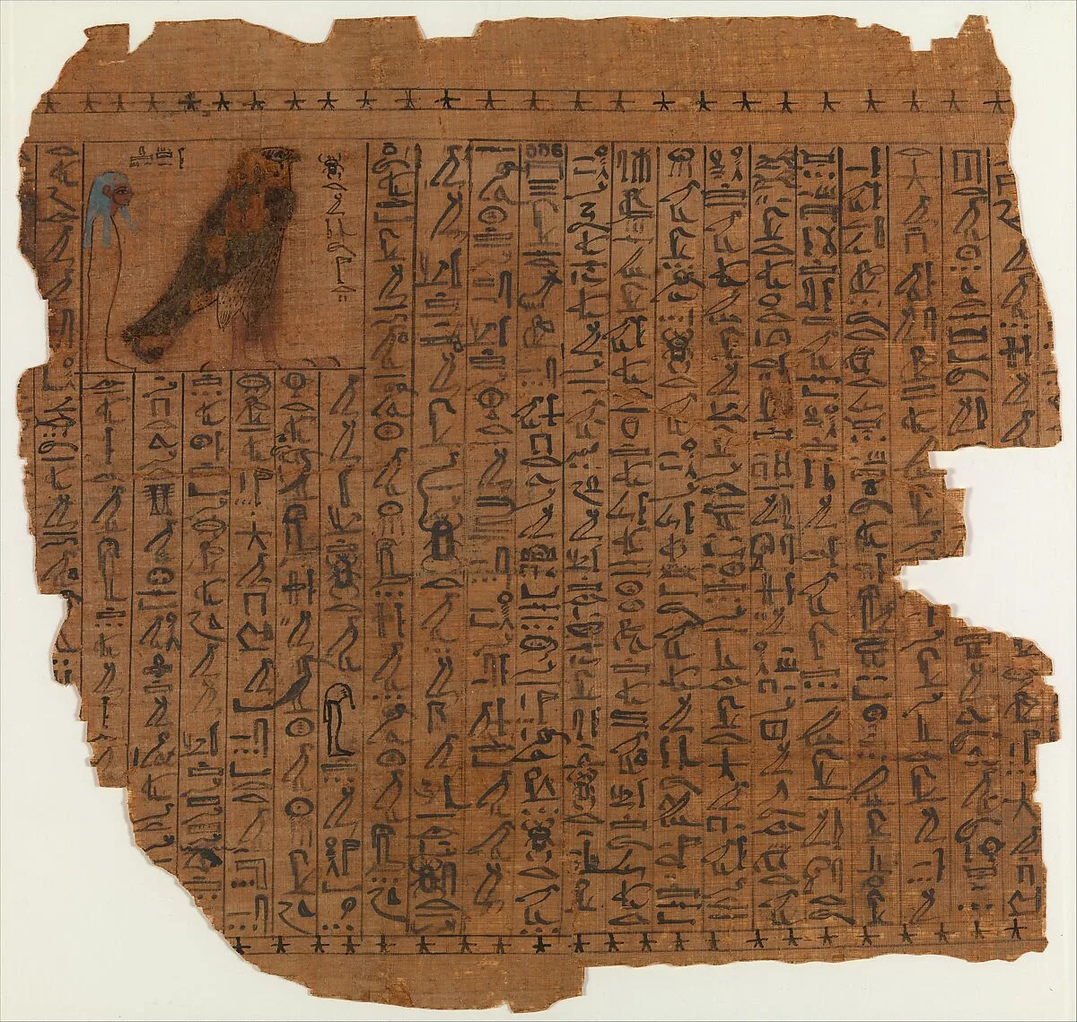 Sheet from the Papyrus of Amenhotep — Unknown