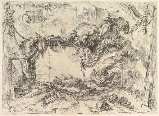 The Monumental Tablet, from "Grotteschi" (Grotesques)