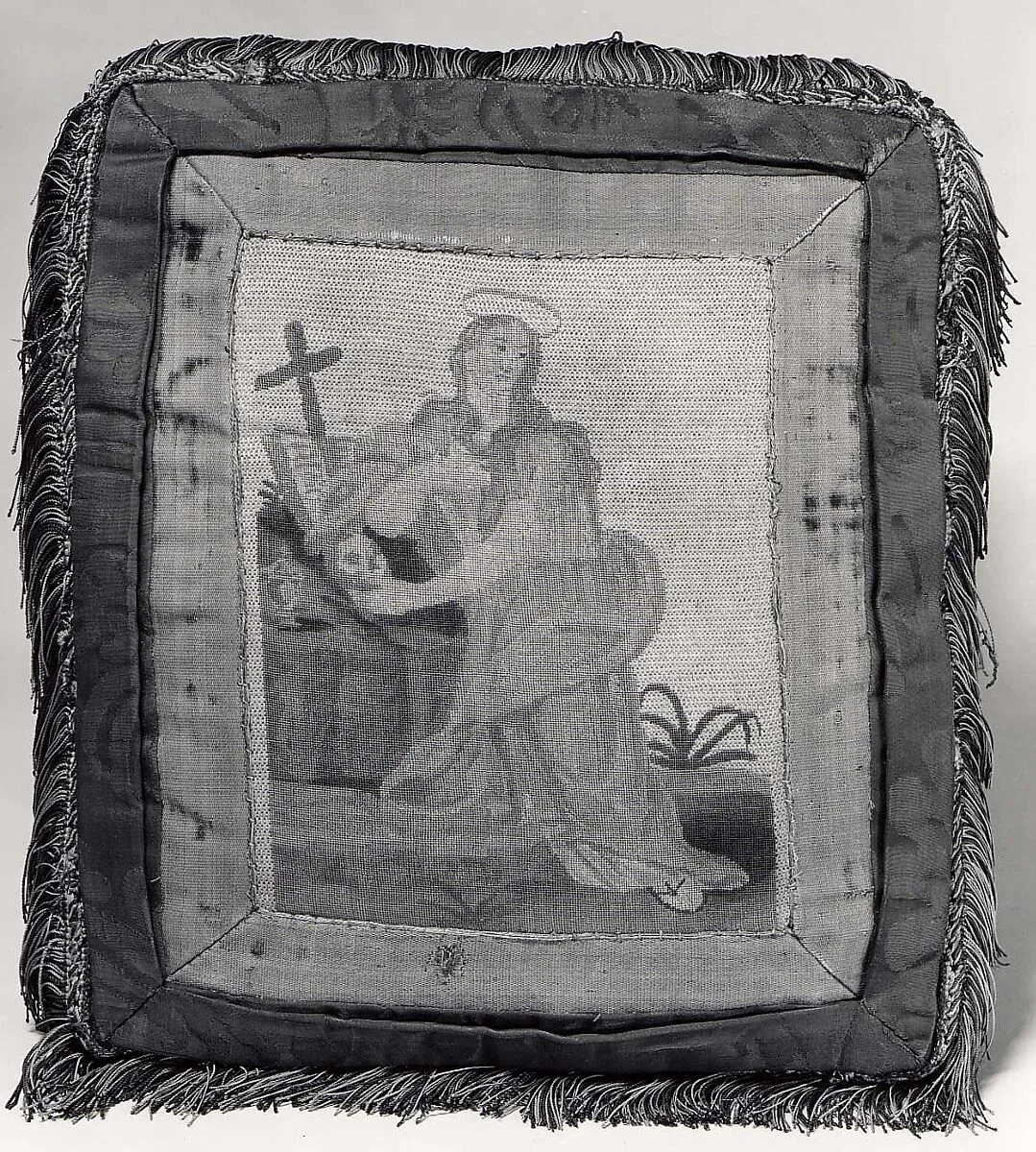 Cushion with Mary Magdalen — Unknown
