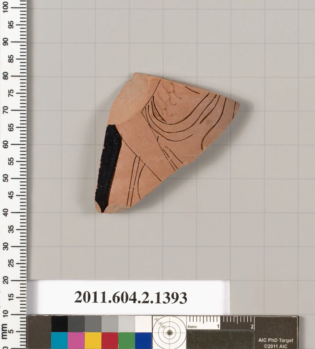 Terracotta fragment of a skyphos (deep drinking cup) — Unknown