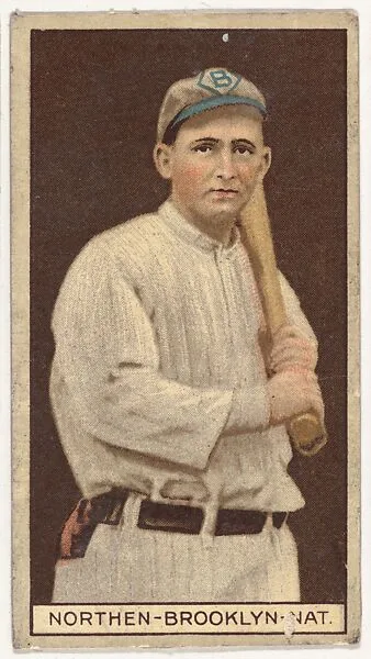 Herbert Northen, Brooklyn, National League, from the Brown Background series (T207) for the American Tobacco Company — American Tobacco Company