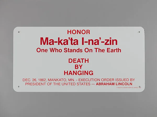 One Who Stands on the Earth — Edgar Heap of Birds, Hock E Aye VI