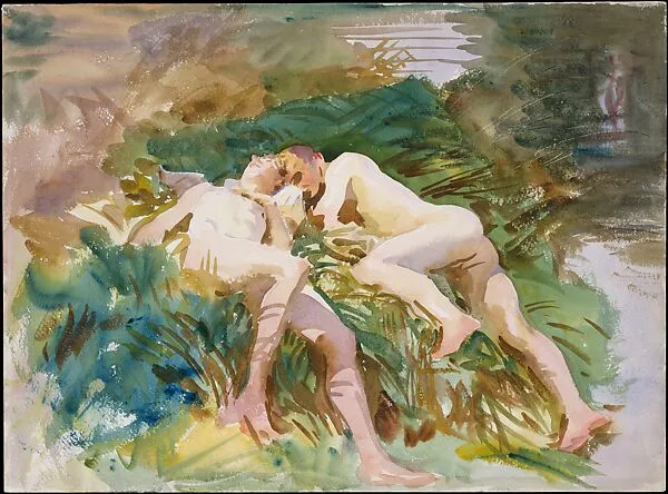 Tommies Bathing — John Singer Sargent