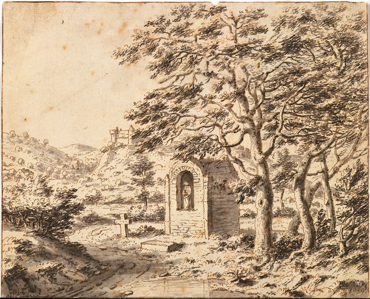 A Roadside Shrine and Cross — Valentijn Klotz