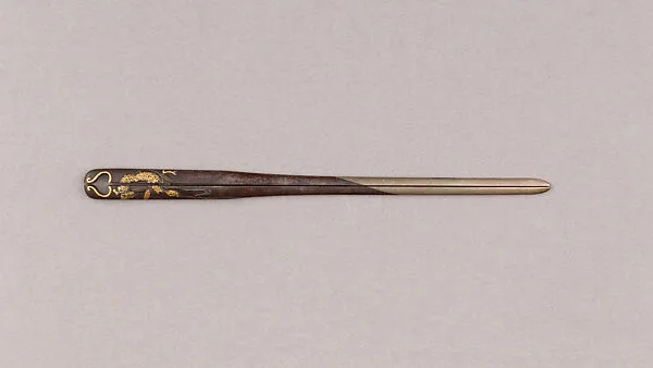 Split Hair Dressing Tool (Kogai) — Unknown