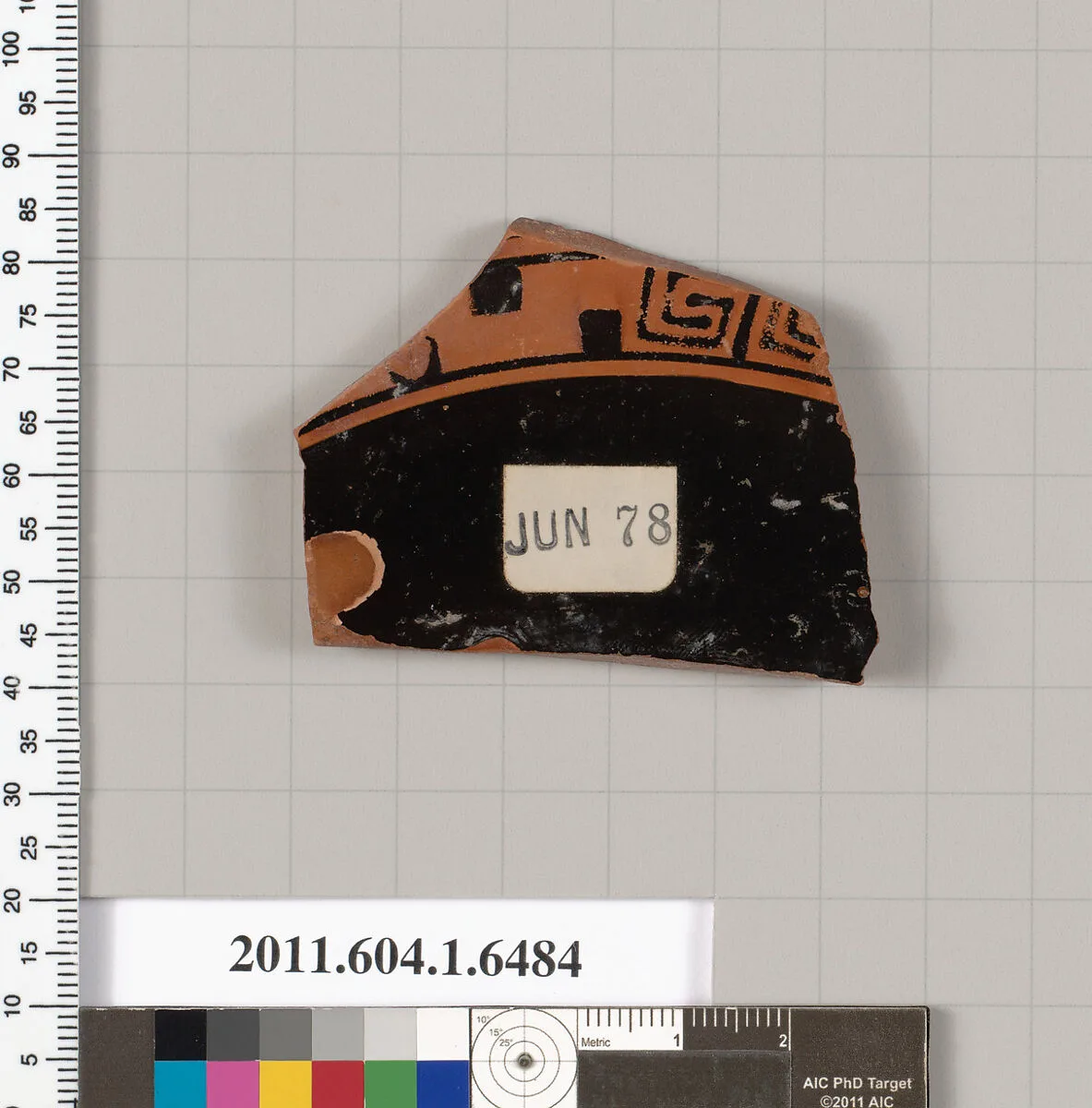 Terracotta fragment of a kylix (drinking cup) — Unknown