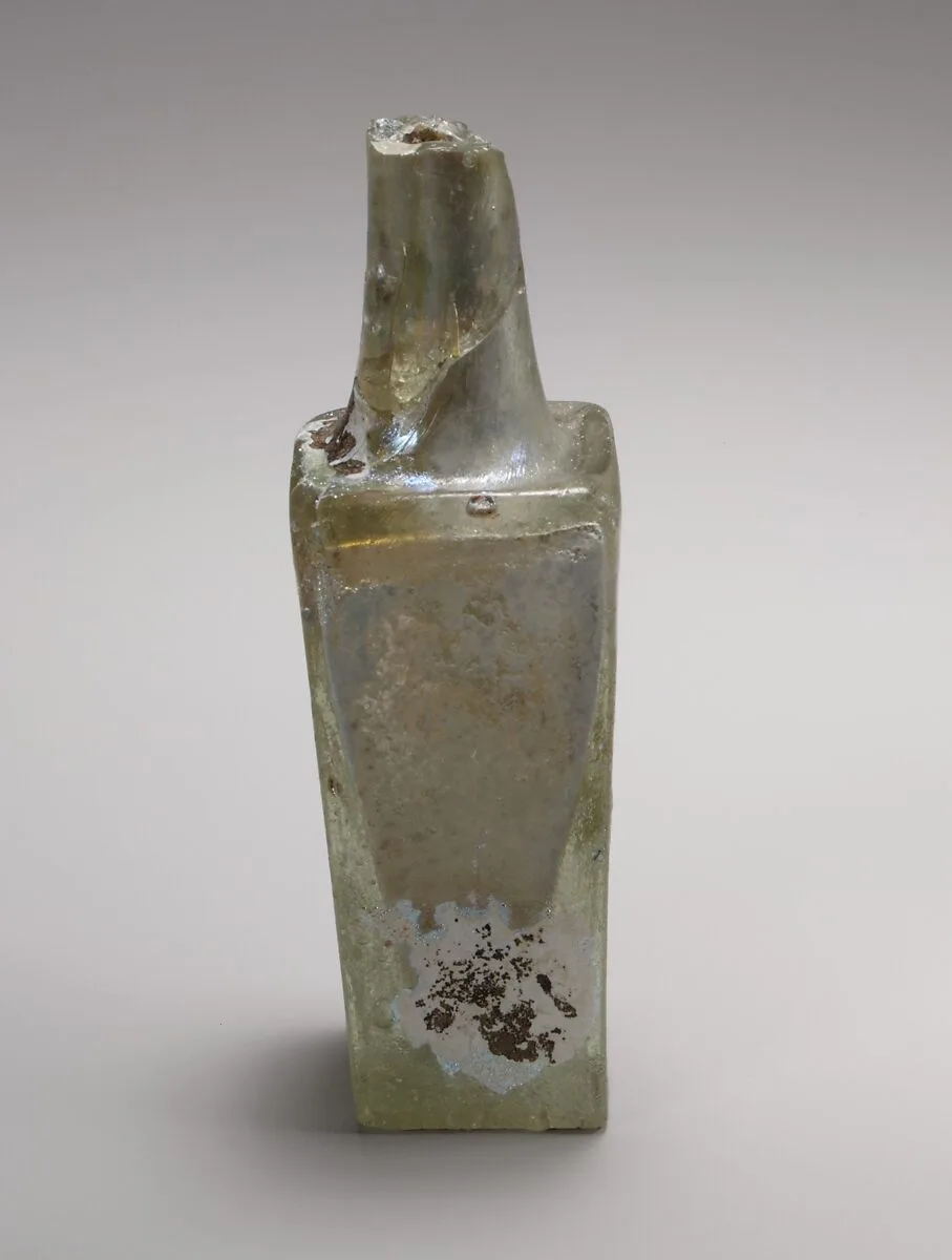 Glass 'Mercury' bottle — Unknown