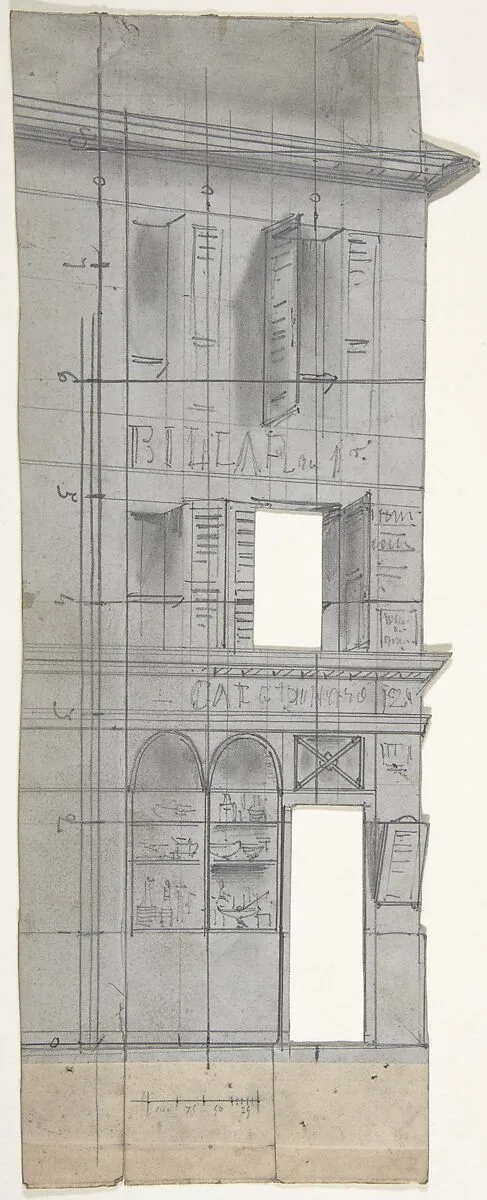 Design for a Stage Set at the Opéra, Paris — Eugène Cicéri
