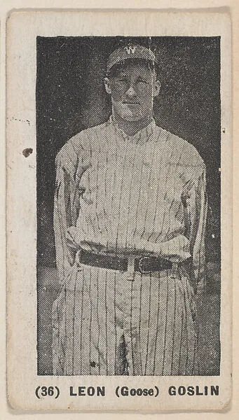 Leon (Goose) Goslin from the Baseball Players photo series (W502) — Unknown