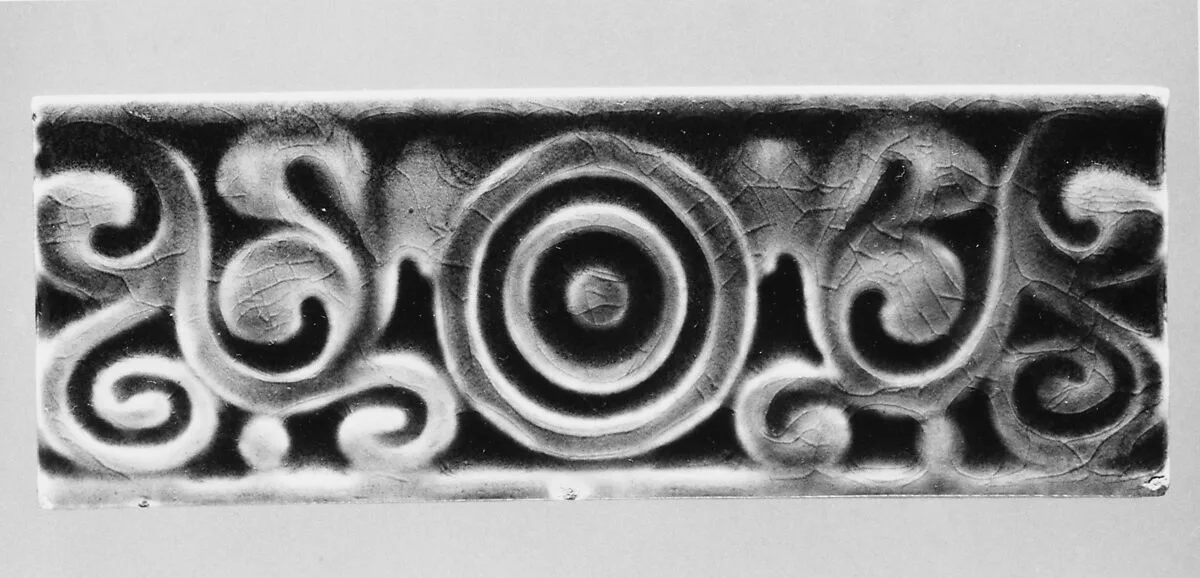 Border Tile — J. and J. G. Low Art Tile Works