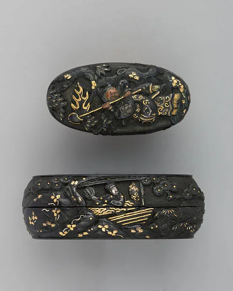Sword-Hilt Collar and Pommel (Fuchigashira) — Unknown